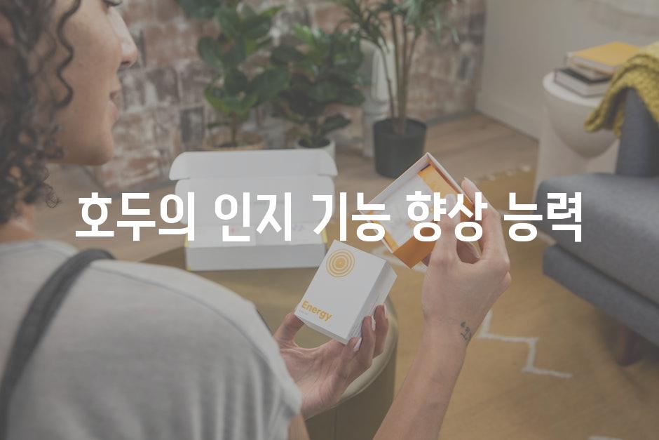 호두의 인지 기능 향상 능력