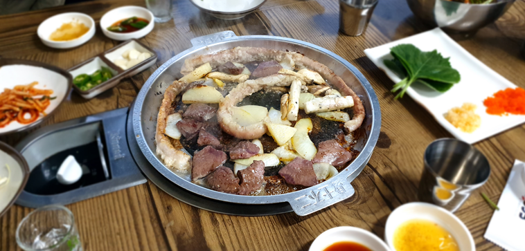  내멋대로리뷰#4 - 공주맛집 원조 소곱창 돌구이