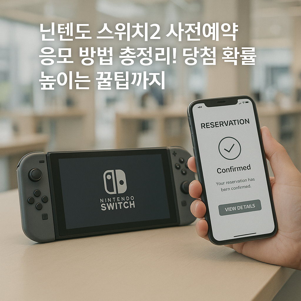 닌텐도2스위치-사전예약-당첨-응모
