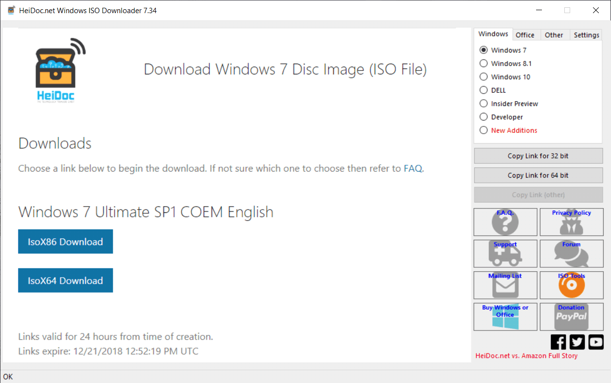 windows 7 downloader tool