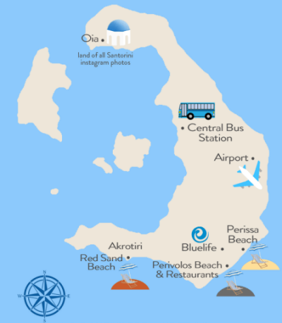 그리스 산토리니 섬 가는 방법 [칼데라 지형]