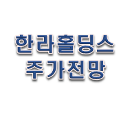  한라 홀딩스 주가 그리고 뭐하는 회사일까?