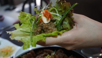 연탄불고기 오리양념불고기