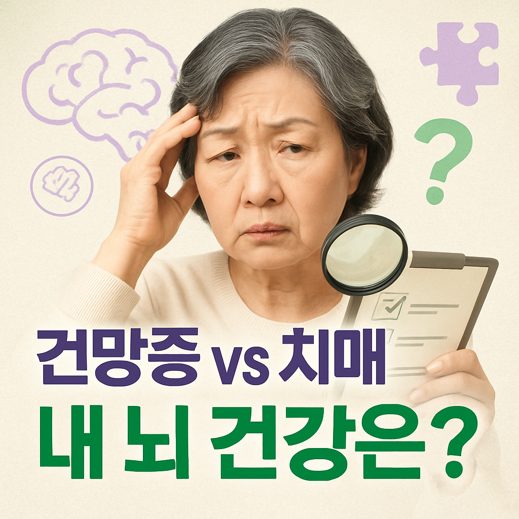 단순 건망증 vs 치매 초기 증상, 내 뇌 건강은? 자가 진단부터 예방까지!