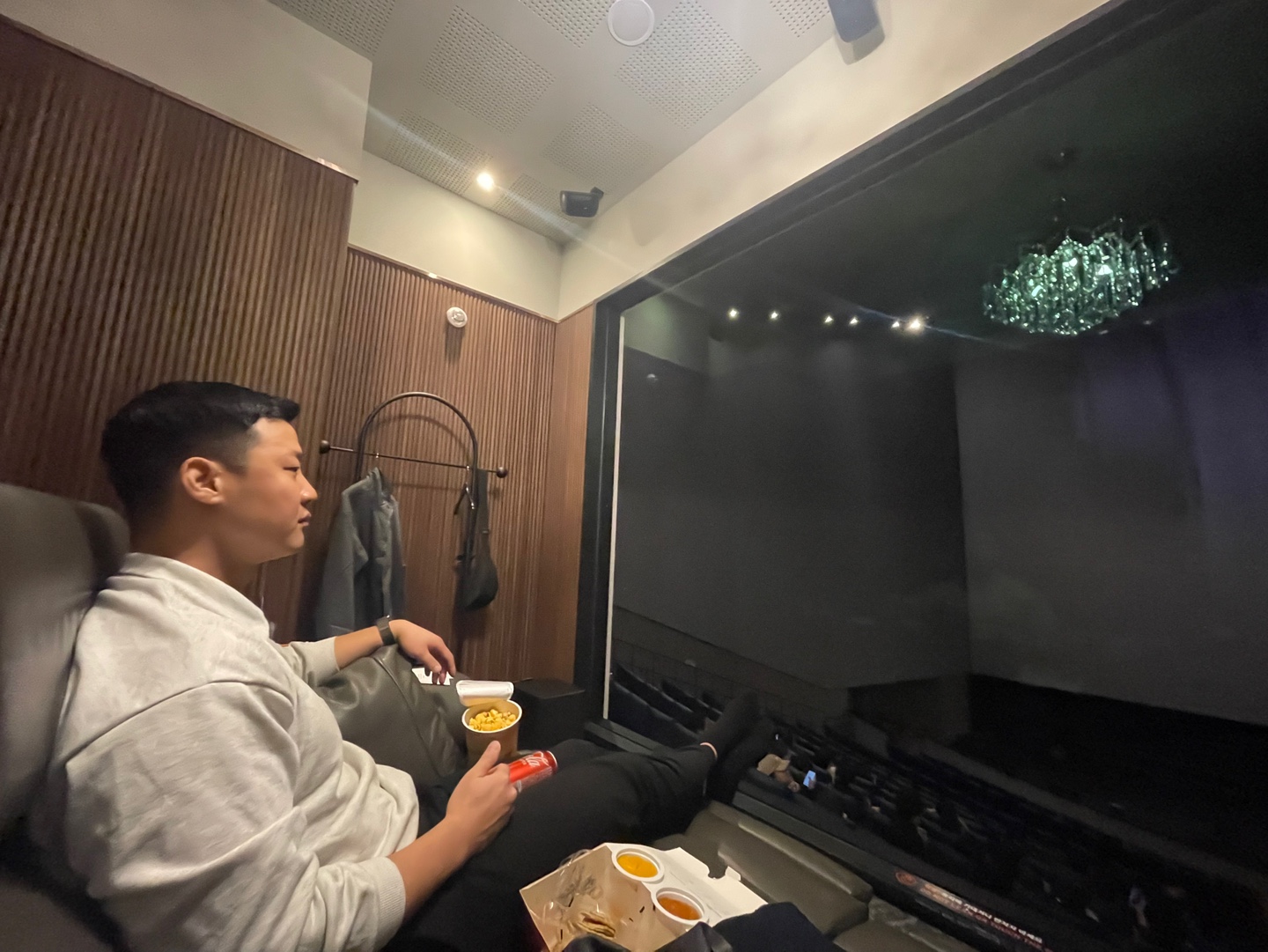 프라이빗 박스 관람 준비