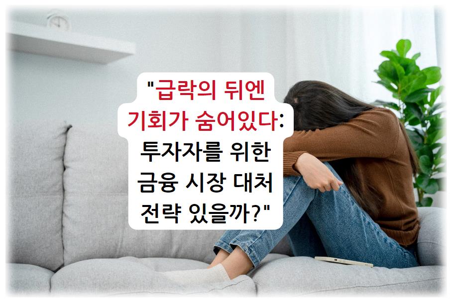 급락의 뒤엔 기회가 숨어있다: 투자자를 위한 금융 시장 대처 전략 있을까?