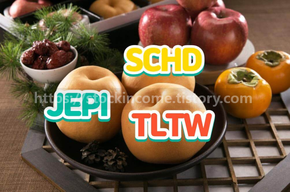 배당 3대장 JEPI SCHD TLTW의 12월 배당락일을 알아보자