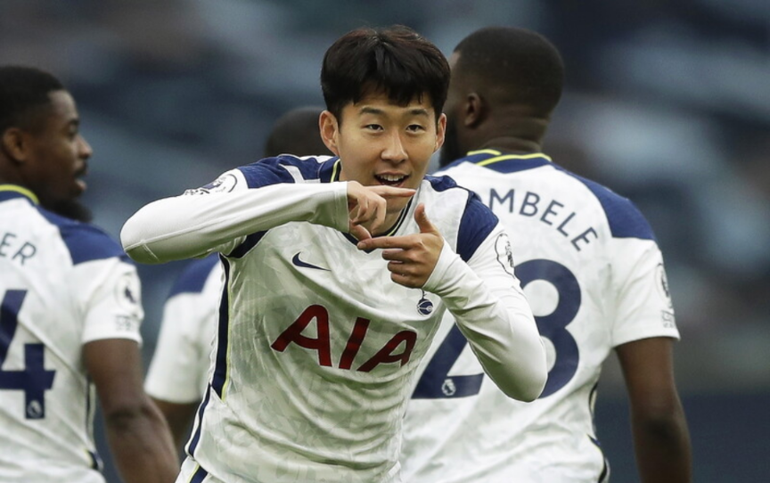  손흥민 7호 골 epl 득점순위 1위
