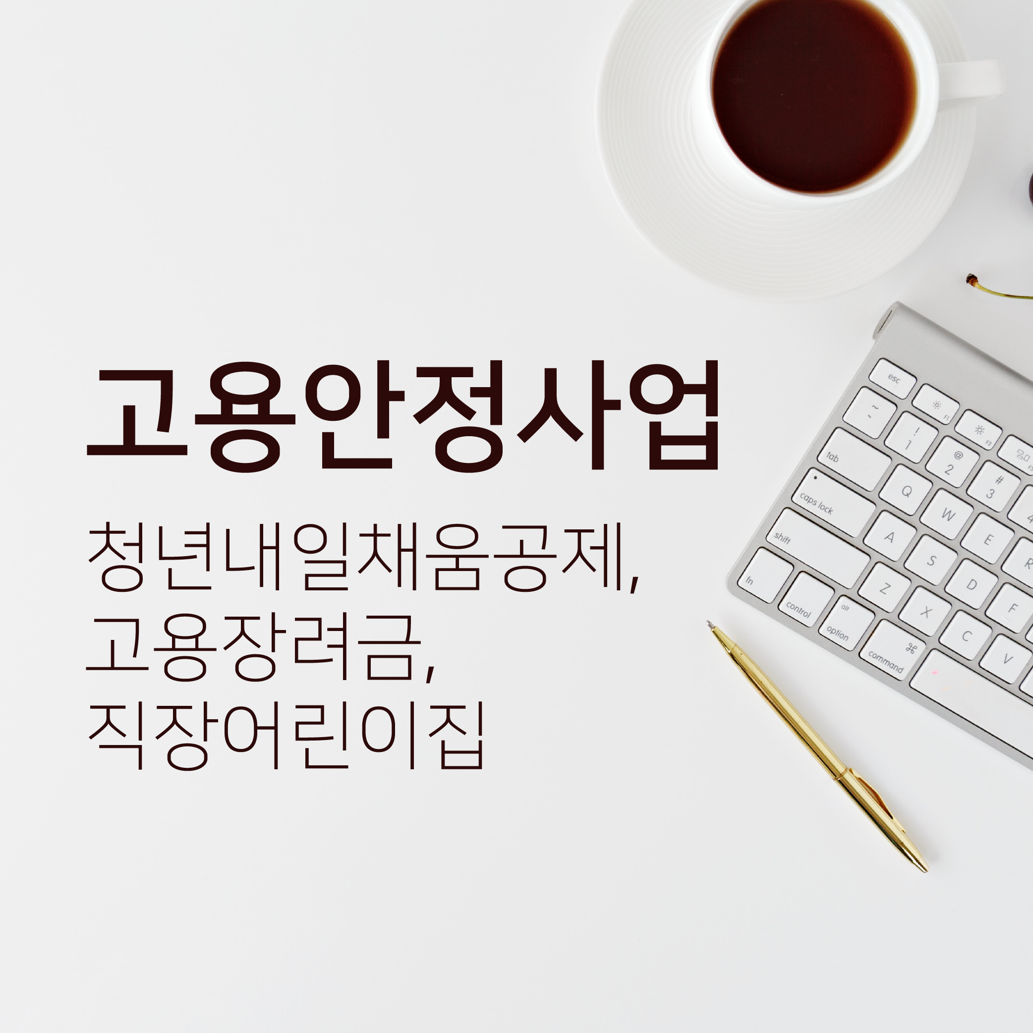 고용안정사업 (3) - 청년내일채움공제, 고용장려금, 직장어린이집
