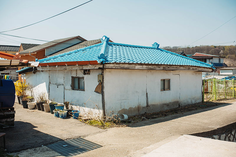 경기도 연천 옥계마을에 있는 옛 집.