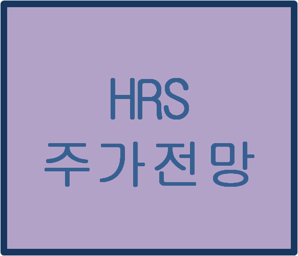  HRS(036640) 주가전망 및 이슈분석