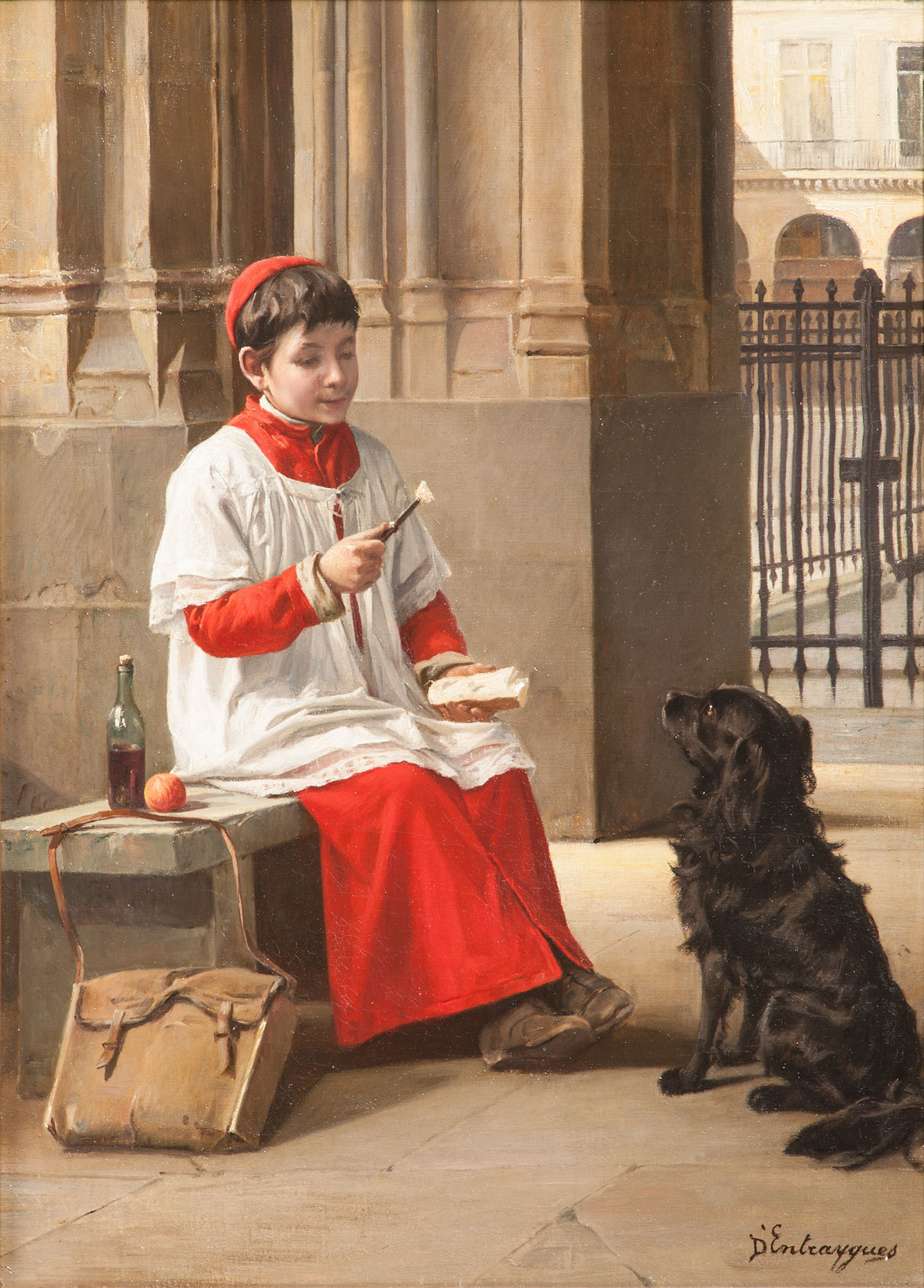 샤를 베르트랑 당트레그(Charles Bertrand d'Entraygues), 프랑스, 화가, 1850-1929