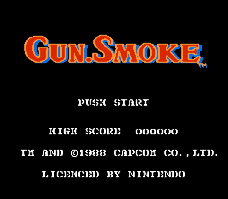  NES ROMS - Gun.Smoke (EUROPE / 유럽판 롬파일 다운로드)