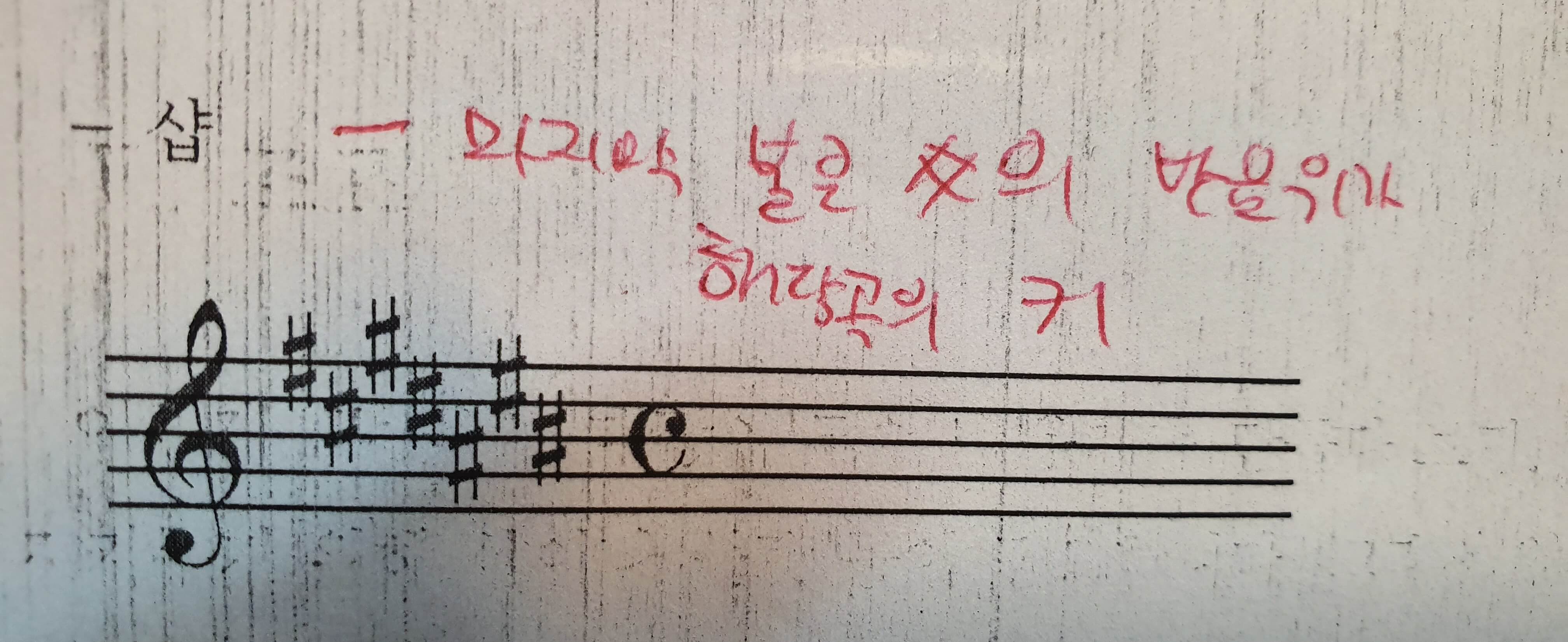 작곡 기본이론  조표 이해하기