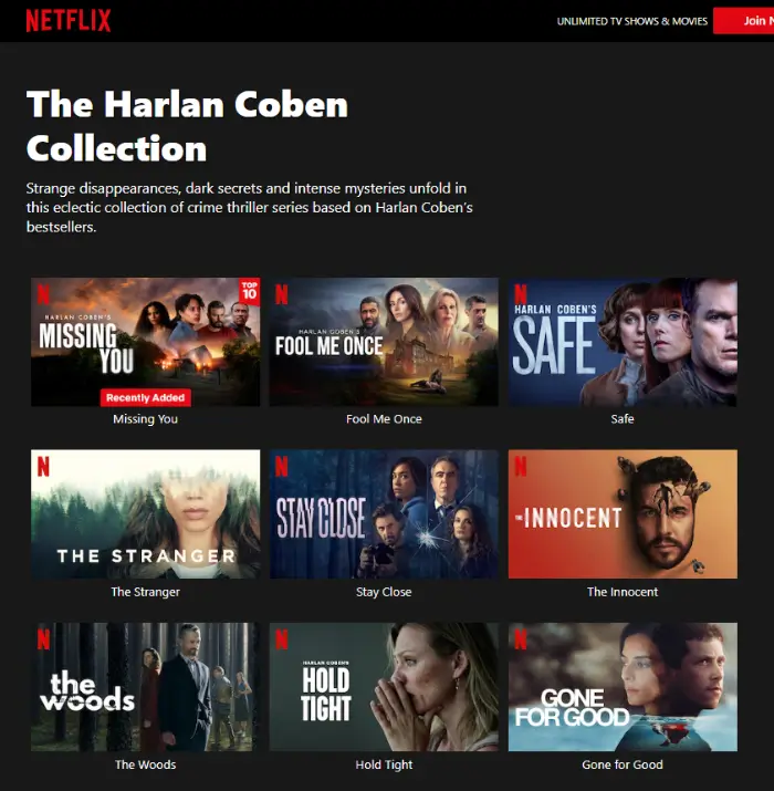 할런 코벤 컬렉션 Harlan Coben Collection
