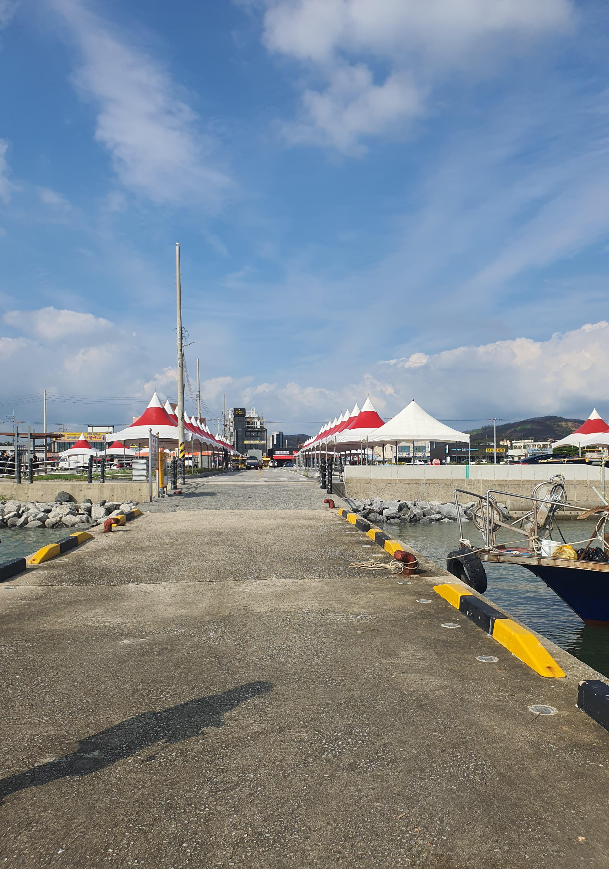 홍성 남당리 대하 축제 전어 맛집 세자매