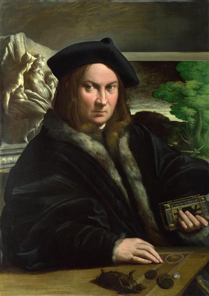 파르미자니노(Parmigianino): 베레모를 쓴 신사의 초상