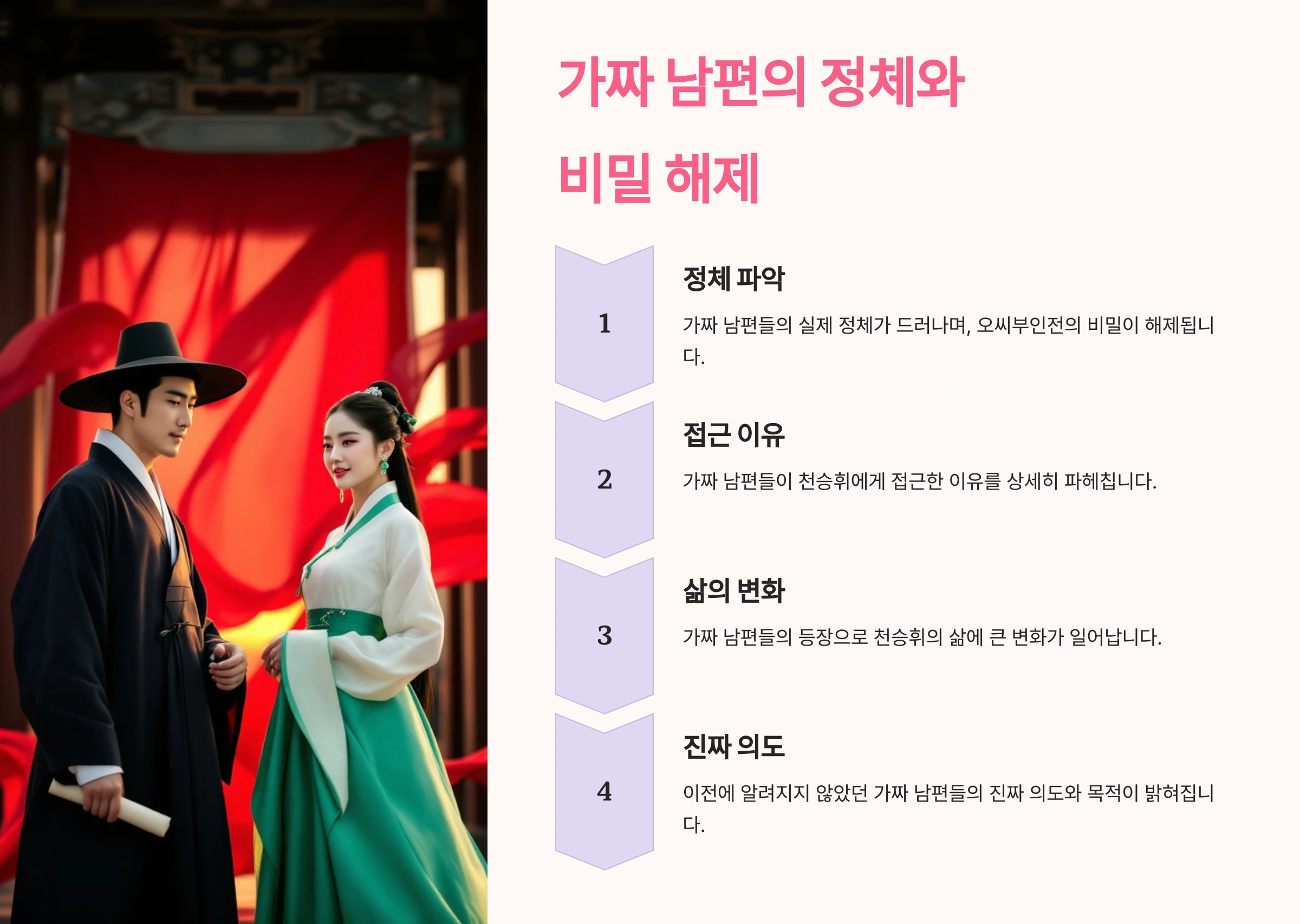 가짜 남편의 정체와 비밀 해제