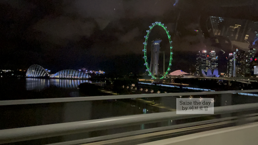 NIGHT VIEW OF SINGAPORE
