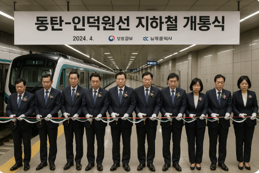동탄 인덕원선 착공