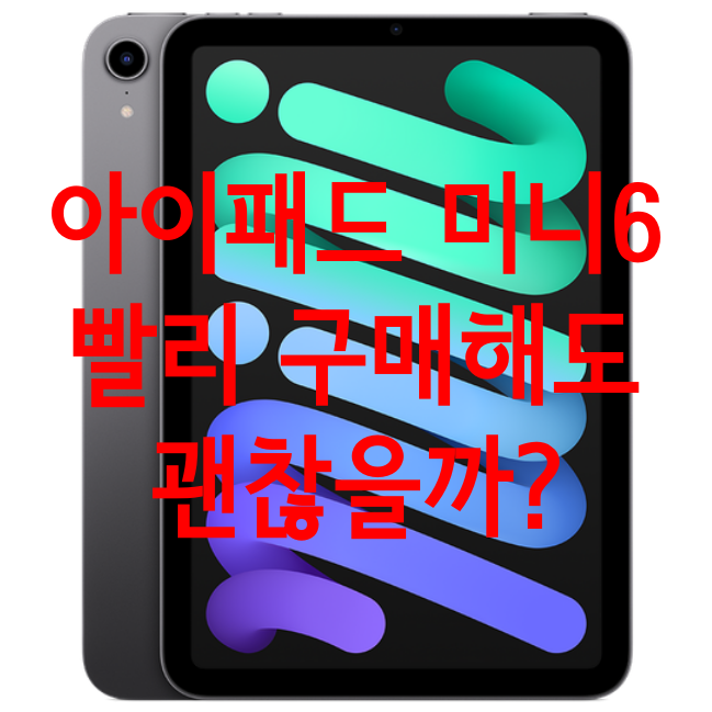  아이패드 미니6 출시일 임박! 천천히 지켜봐도 되는 이유?