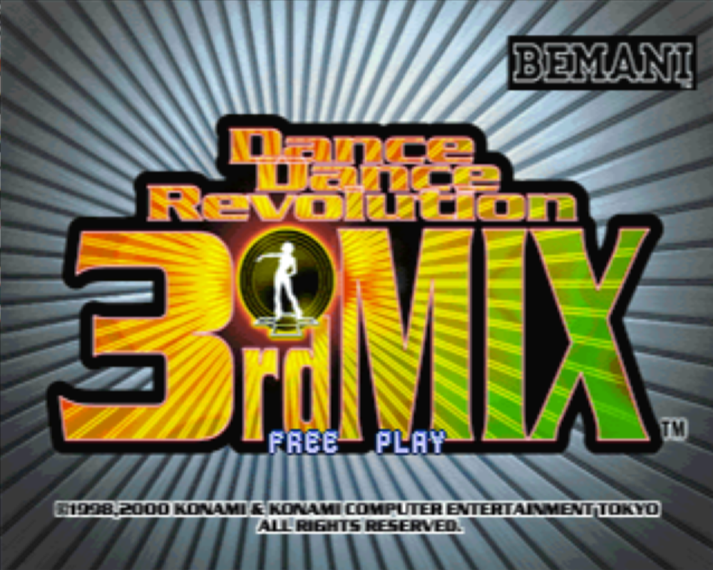  댄스 댄스 레볼루션 서드 믹스 - Dance Dance Revolution 3rd Mix (PS1 BIN 다운로드)