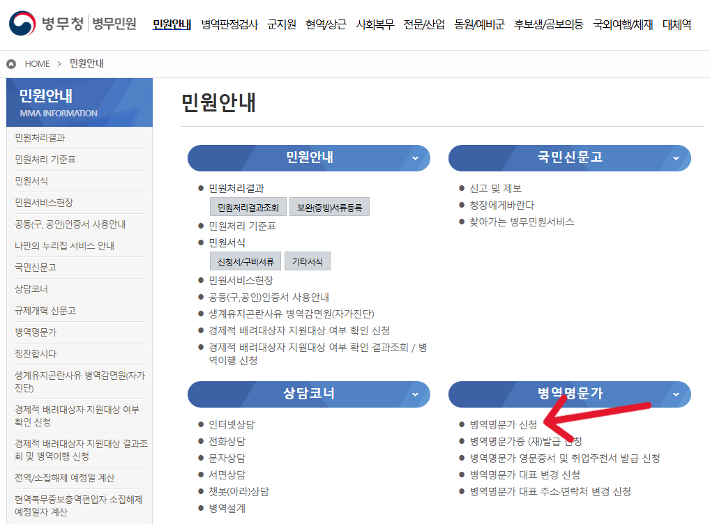 병역명문가