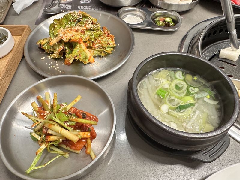 토바우 기본반찬