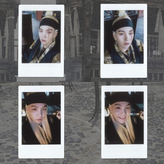  BTS 슈가, 믹스테이프 '대취타' 비하인드컷 공개 '강렬한 눈 분장'