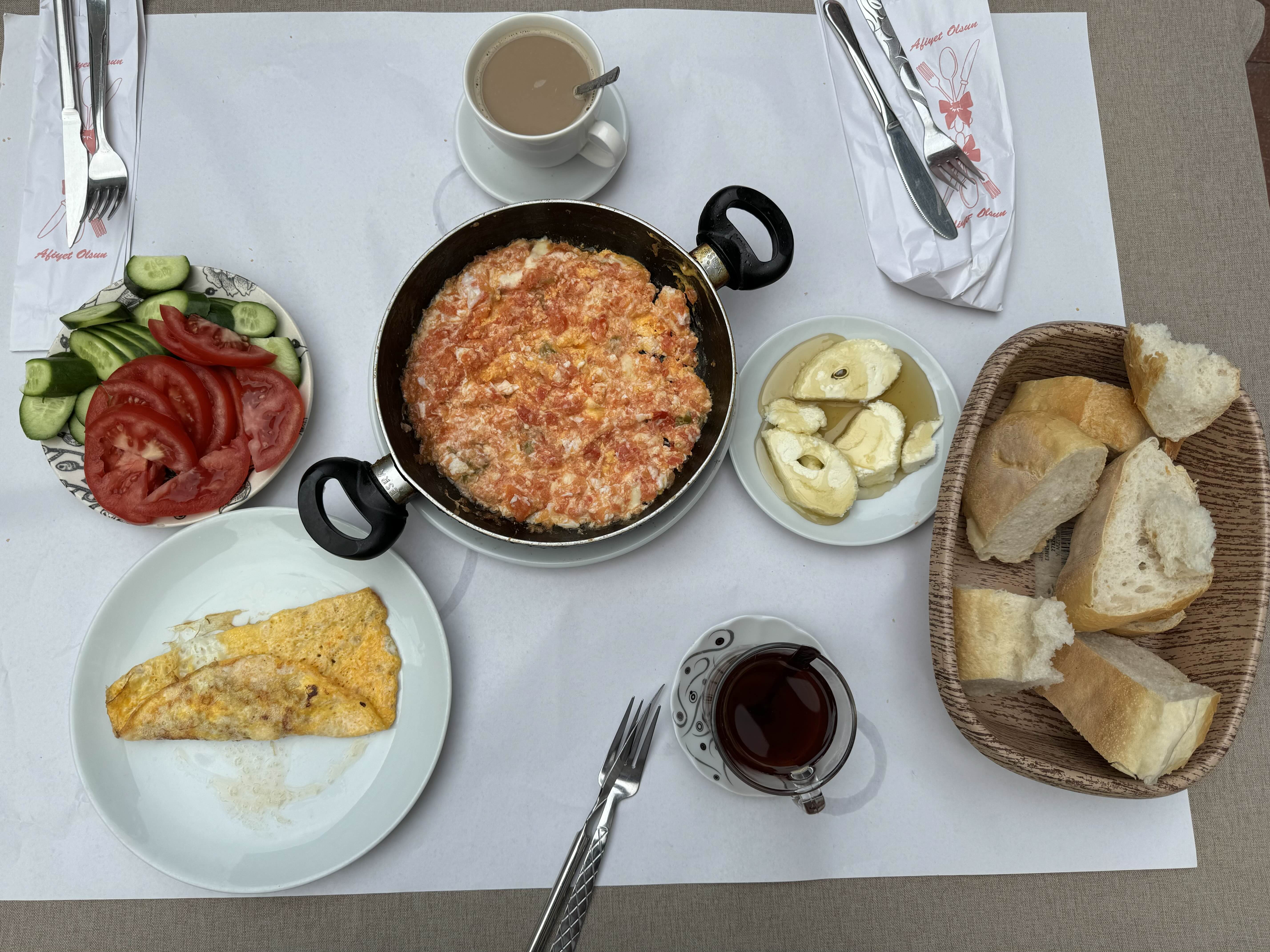 튀르키예 아침 식사