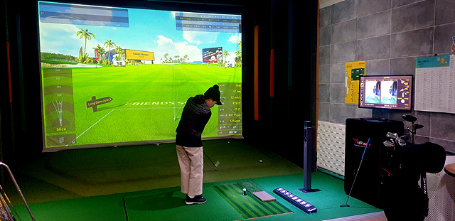 스크린골프장에서 진검승부를 - 6