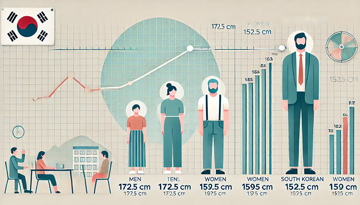 한국인 평균 키