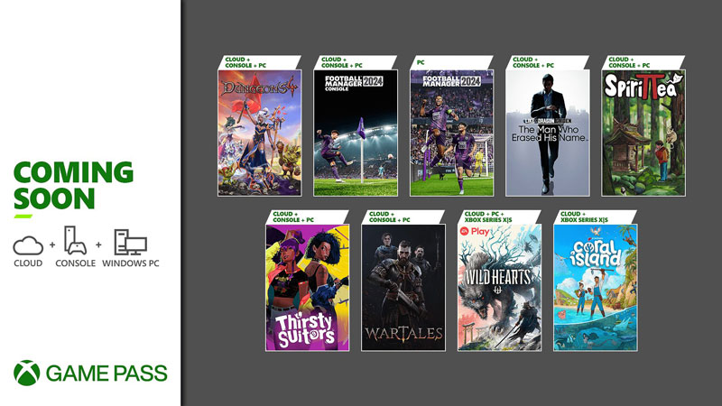 Xbox Game Pass November 2023 Games Like a Dragon Gaiden Wild Hearts Football Manager 2024 and More