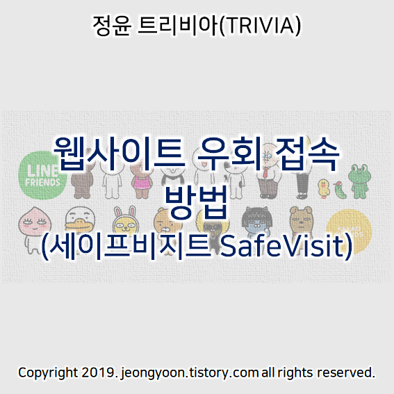  크롬 웹사이트 우회 접속 방법 (세이프비지트 SafeVisit)