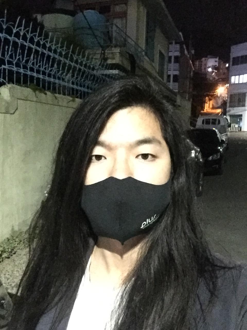  장발남자. 특수분장 수업