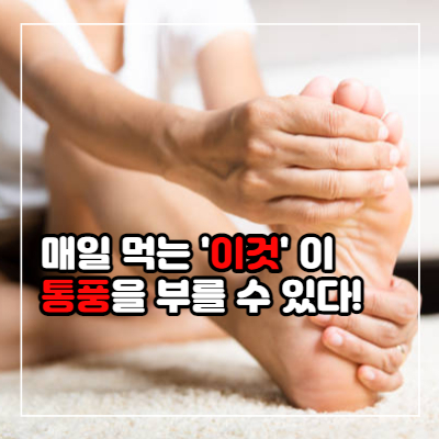 통풍에 해로운 음식과 좋은 음식 총정리