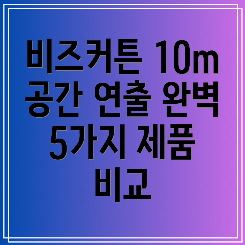 비즈커튼10m공간연출에완벽한선택5가지제품비교분석