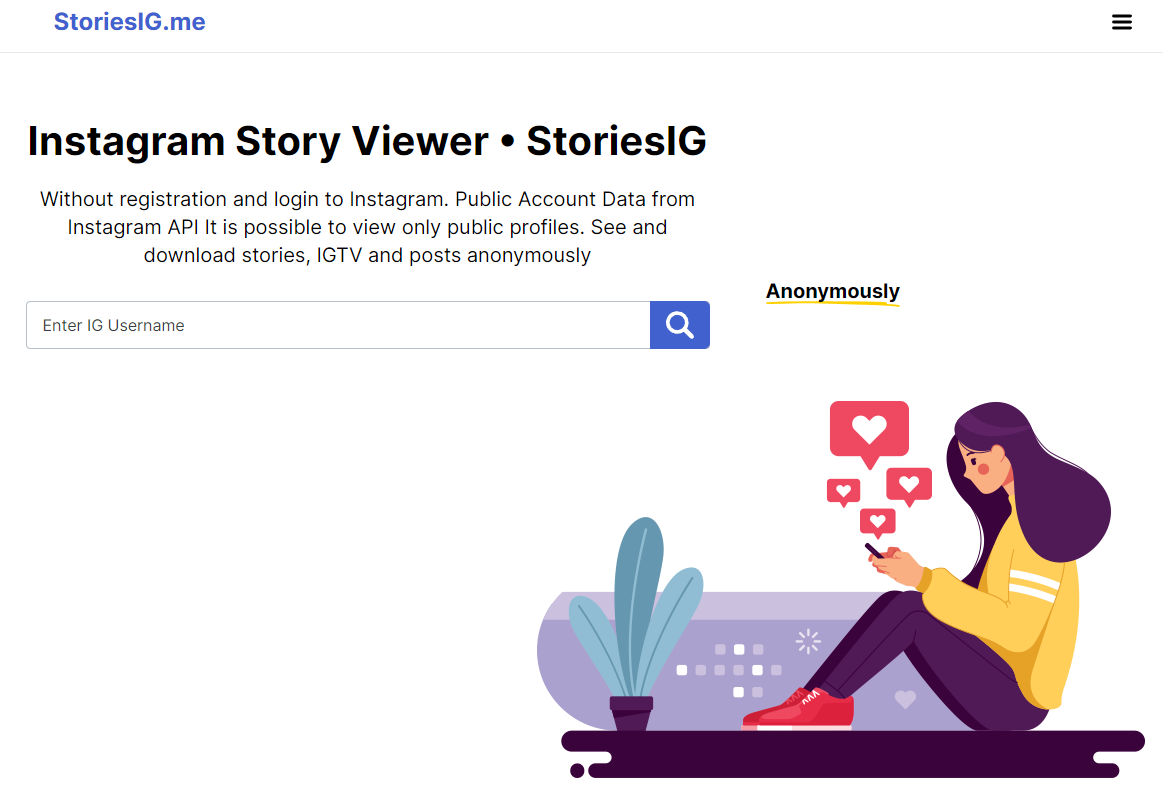  인스타그램 스토리 몰래보기 사이트 STORYIG 주소와 사용법, 비공개 계정 보기와 불법 여부