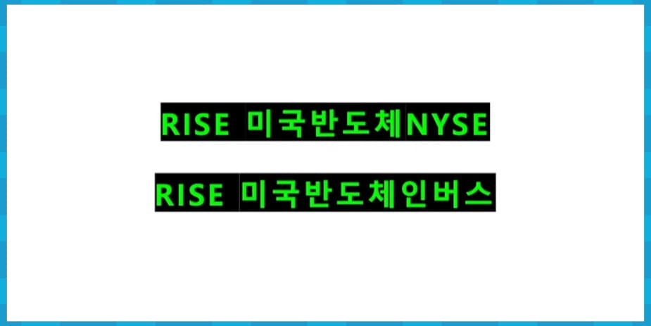 RISE 반도체인버스 ETF
