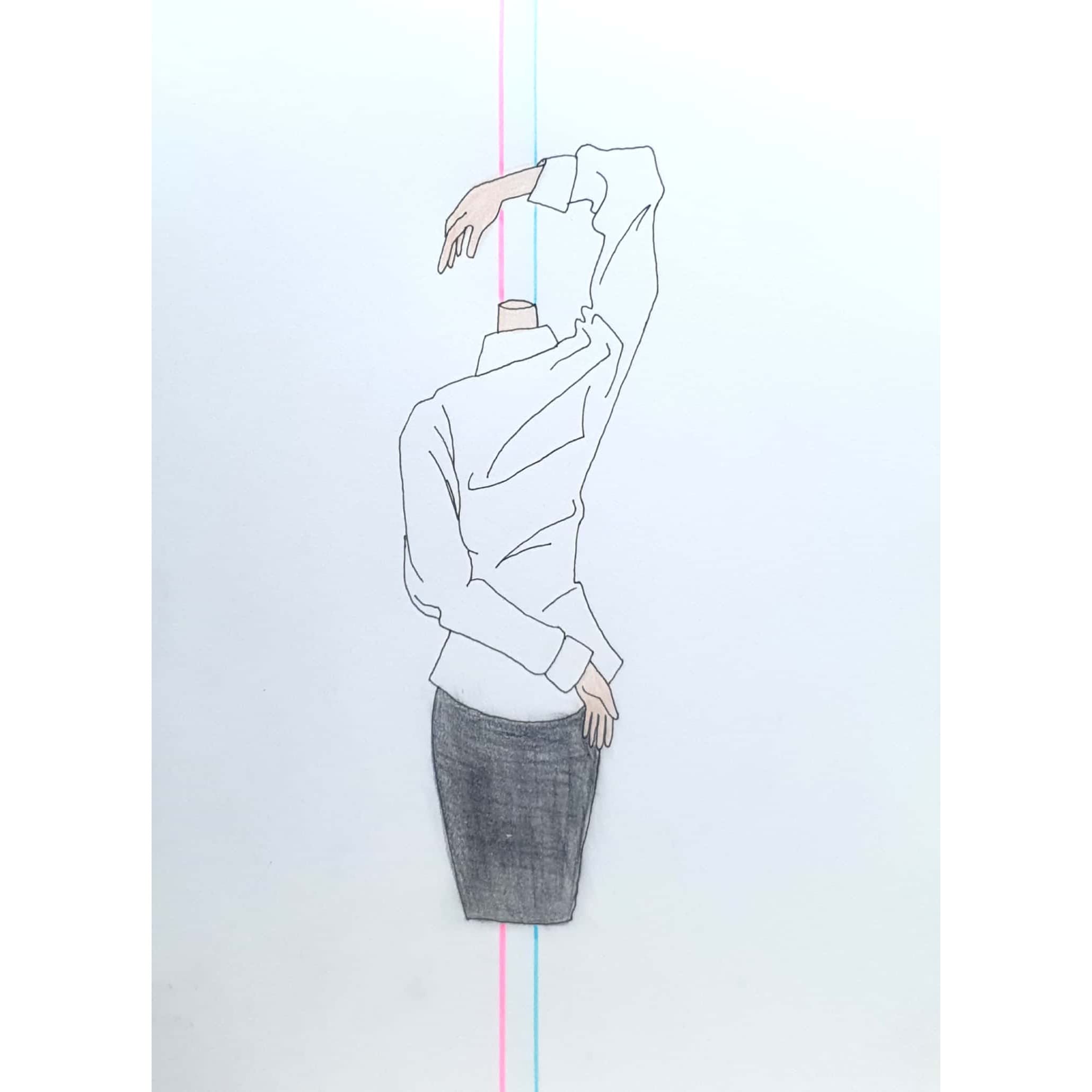  Balance 균형 / 일러스트 그림 드로잉 / 옷 그리기