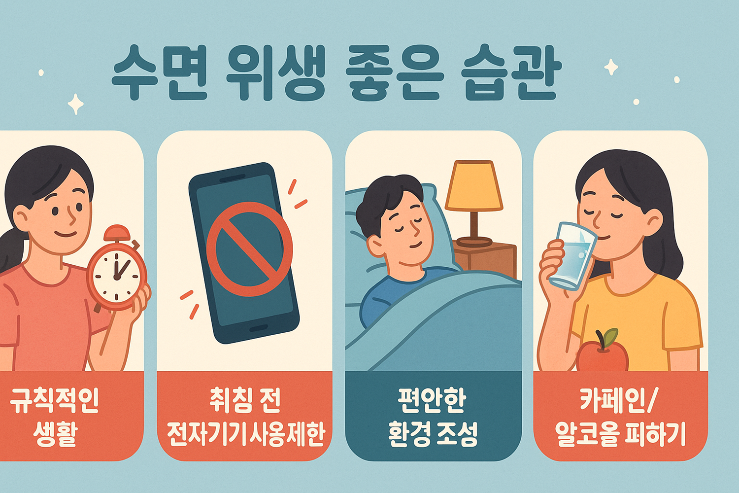 수면 위생 좋은 습관