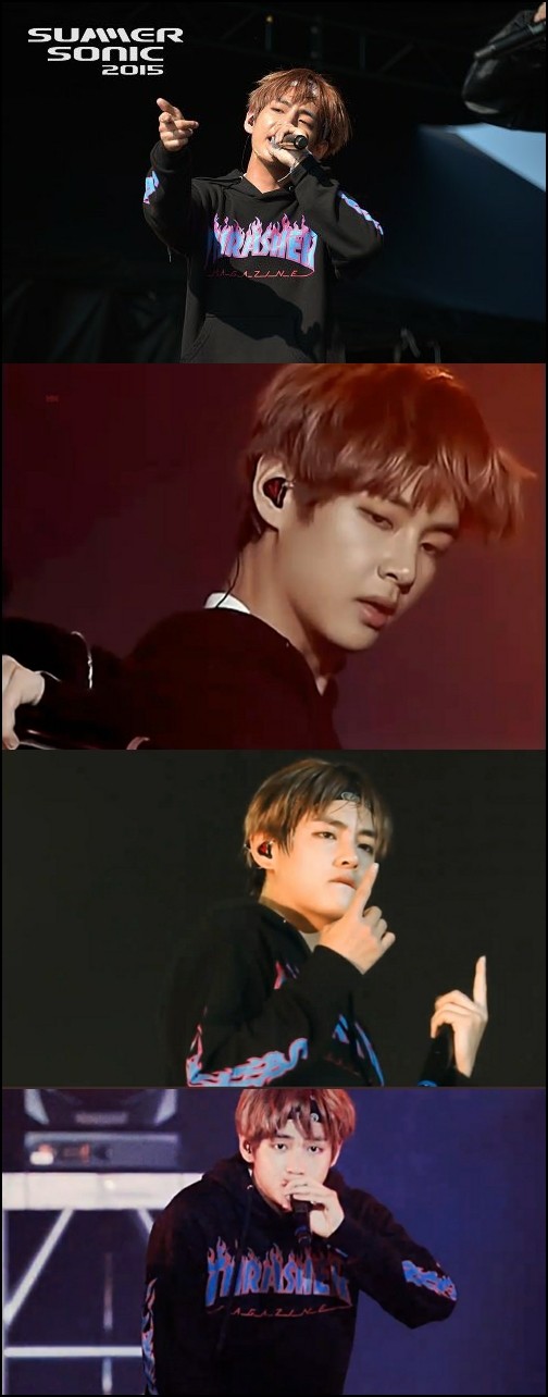  방탄소년단 뷔, 2015 일본섬머소닉 페스티벌 앳된 모습에 팬들 '환호'