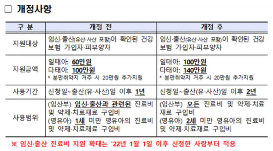 국가 지원금 카드 [임신일기] 2022 임신출산지원금 9