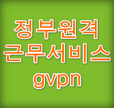 정부원격근무서비스 gvpn