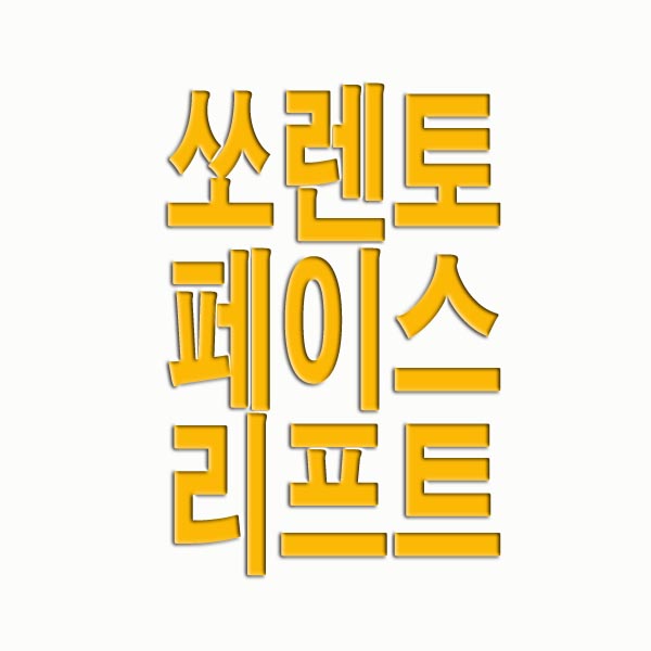 쏘렌토 페이스 리프트