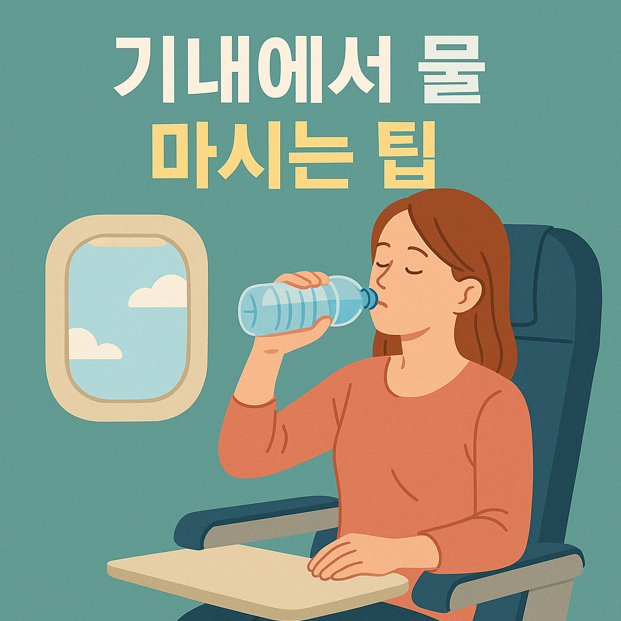 기내에서 물 마시는 팁