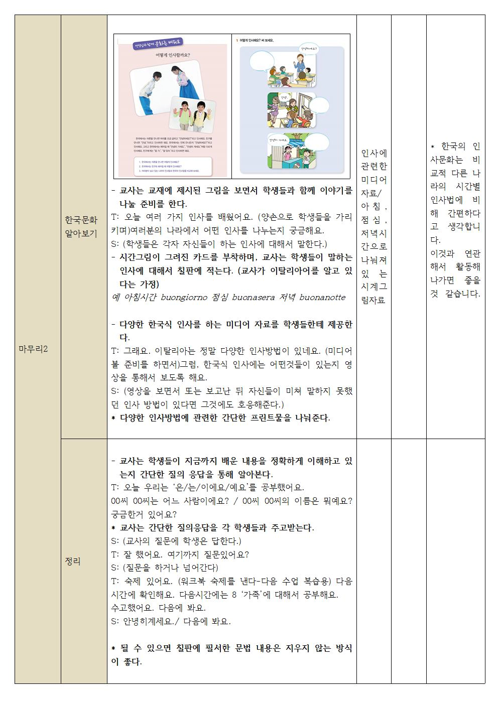 한국어 초급 교안 작성- 마무리 부분을 해보았다. 재외동포를 위한 한국어 초급을 참고로 작성했다.