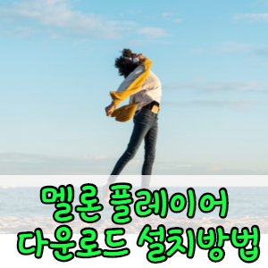  멜론 플레이어 다운로드 설치 방법