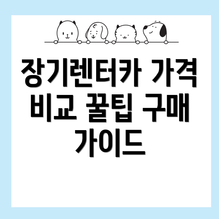 성남 장기렌터카