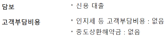 우리은행 비상금대출